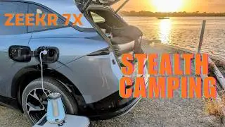 Stealth camping in brand new Zeekr 7X on Kangaroo Island