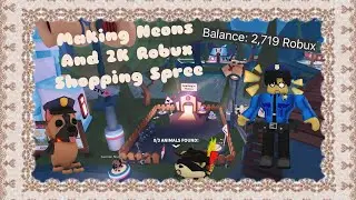 Make neon's, explore the new event, and spend 2k robux with me!!!