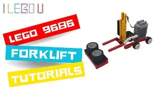 LEGO 9686 FORKLIFT Building Instructions - FORKLIFT TUTORIALS - [design by I LEGO U]