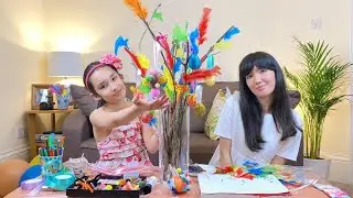 How to make an Easter egg tree 🌳🐣💐 - Clumsy lollies;D
