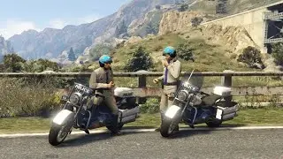 Gta 5 fake police mission chase the car 😱￼