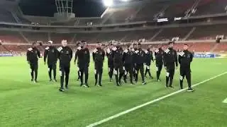 PITCH INSPECTION New Peter Mokaba Stadium before the game against Polokwane city