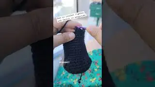 This is how I crochet faster & get tight, even stitches on my amigurumi pieces 👆 #crochet #amigurumi