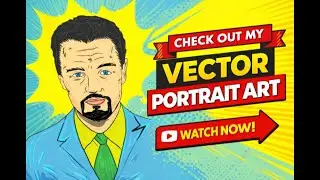 How to Create Portrait Art in Adobe Illustrator | Vector Portrait Tutorial