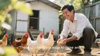 Asian Chicken Breeds Known for High Quality Egg