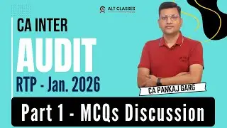 🔥 Inter Audit 🔥 RTP - Jan. 2026 (MCQs Discussion) 📚 || CA Pankaj Garg 🎓