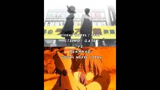 Stein's Gate Vs Clannad #anime #visualnovel #fyp #edit