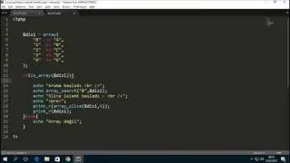 PHP - Diziler (is_array, array_push, array_search, array_slice) Kullanımı