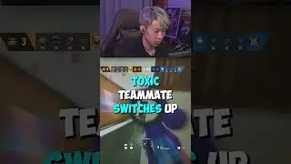 TOXIC TEAMMATE SWITCHES UP FAST IN R6