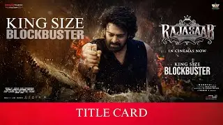 The Rajasaab Titlecard I Prabhas I Maruthi I Thaman S 