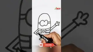 Minion drawing for kids #Shorts
