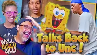 SpongeBob Talks Back to Unc! - Reaction