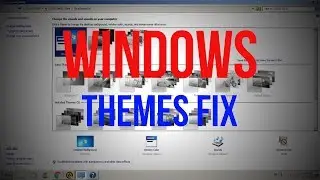 Windows Aero Themes not Working FIX