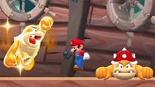 Super Mario Run - All Bosses