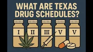 What are Texas Drug Schedules | DavidSmithLawFirmPLLC