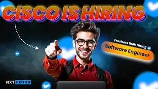 CISCO BULK OFF CAMPUS HIRING!  #freshers