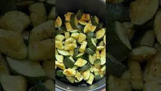 Air Fryer Zucchini | Eating Bird Food #zucchini #airfryer #roastedvegetables #airfryerrecipes