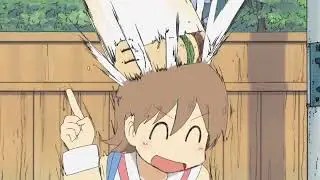 Aioi Yuuko's lucky day || Nichijou - My Ordinary Life