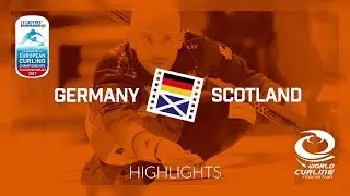 HIGHLIGHTS: Germany v Scotland - Men - Le Gruy&egrave;re AOP European Curling Championships 2017
