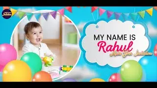 First Birthday Invitation Video | Save The Date Video | Whatsapp Invite | Make Your Invitations |