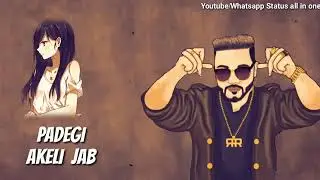 Happy single Rafttar New Rap WhatsApp status video 🤫🤫😃