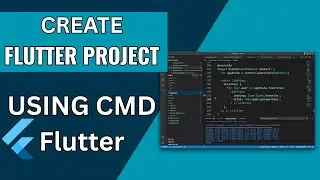 How to Create a Flutter App Using CMD or Terminal (Step-by-Step)