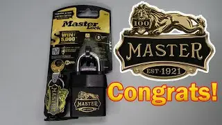 Вскрыт замок к 100-летнему юбилею Master Lock || Снимаем шляпу перед Master Lock!