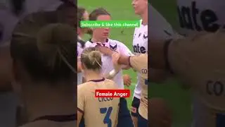 How female reacts Angerily #goviral #angermanagement #anger#fight#footballfights #stadiumfight#shirt