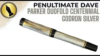 Parker Duofold Centennial Godron Silver Unboxing and Review