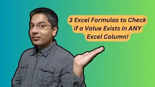 3 Excel Formulas to Check if One Value in a Column Exists in Another Column!