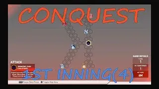 【MLB THE SHOW 19】Conquest 1ST INNING COMPLETED(4)end PS4 HD版 佔領模式完成