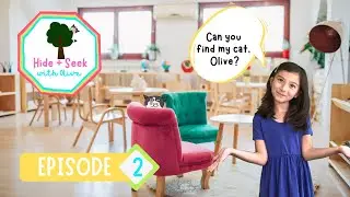 Fun Preschool Game: Hide + Seek with Olive The Cat, Episode #2