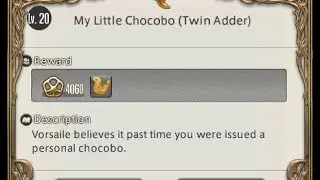FFXIV ARR: My Little Chocobo