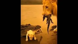 national crocodile 🐊 Lion is powerful big the&nbsp;Royal looking for here are the most #viral #video