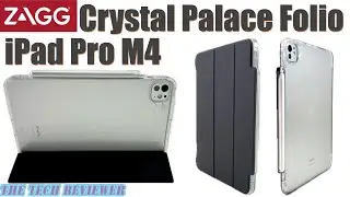 ZAGG Crystal Palace Folio iPad Pro M4: защита от падений с высоты 6,5 футов * отделение для карандашей * удобная подставка!