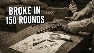 U.S. Ordnance Tested A Captured Type 94 Nambu &mdash; Discovered Its Firing Pin Broke After 150 Rounds.