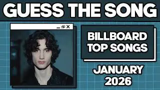 GUESS THE TOP SONGS RIGHT NOW (JANUARY 2026) 🎸 🔝 Billboard Top 40 | Music Quiz