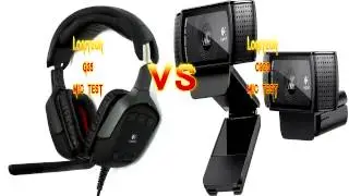 Logitech G35 Gaming Headset vs Logitech c920 HD Webcam Mic Comparison