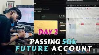 DAY 2 &ndash; $50K Future Funded Account Challenge | Funding Ticks | Real Trades + Live Results