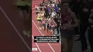 Grant Fisher 5k WORLD RECORD By The Numbers #BUValentine