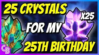 25 7 Star Crystals For My 25th Birthday! + Bonus Titan Crystal | Marvel Contest of Champions