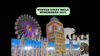 Winter Utsav Mela 2025 | Snow In Hyderabad | Necklace Road | Nagara Falls In Hyderabad Hussain Sagar