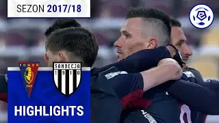 Pogoń Szczecin - Sandecja Nowy Sącz 4:1 | SKRÓT | Ekstraklasa 2017/18 | 22. Kolejka