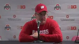 Wisconsin Football: Paul Chryst Postgame Press Conference at Ohio State 9/24/22