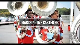 Carter HS Marching Band - Marching In - 2025 (NEW UNIFORMS!!)