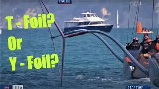 Whose Foils are Fastest? ETNZ V Challengers // Straight V Anhedral