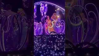 The Royal Princess Float from Disney Starlight, all new nighttime parade at Magic Kingdom 👸🏼🤴🏻💫