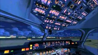 QualityWings Simulations: BAe146 / Avro RJ - Night Lighting Preview