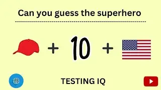 Can you guess the superhero ...| TESTING IQ