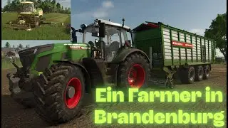 LS25 Gras Auftrag und Stroh einfahren / Fendt 942  #005